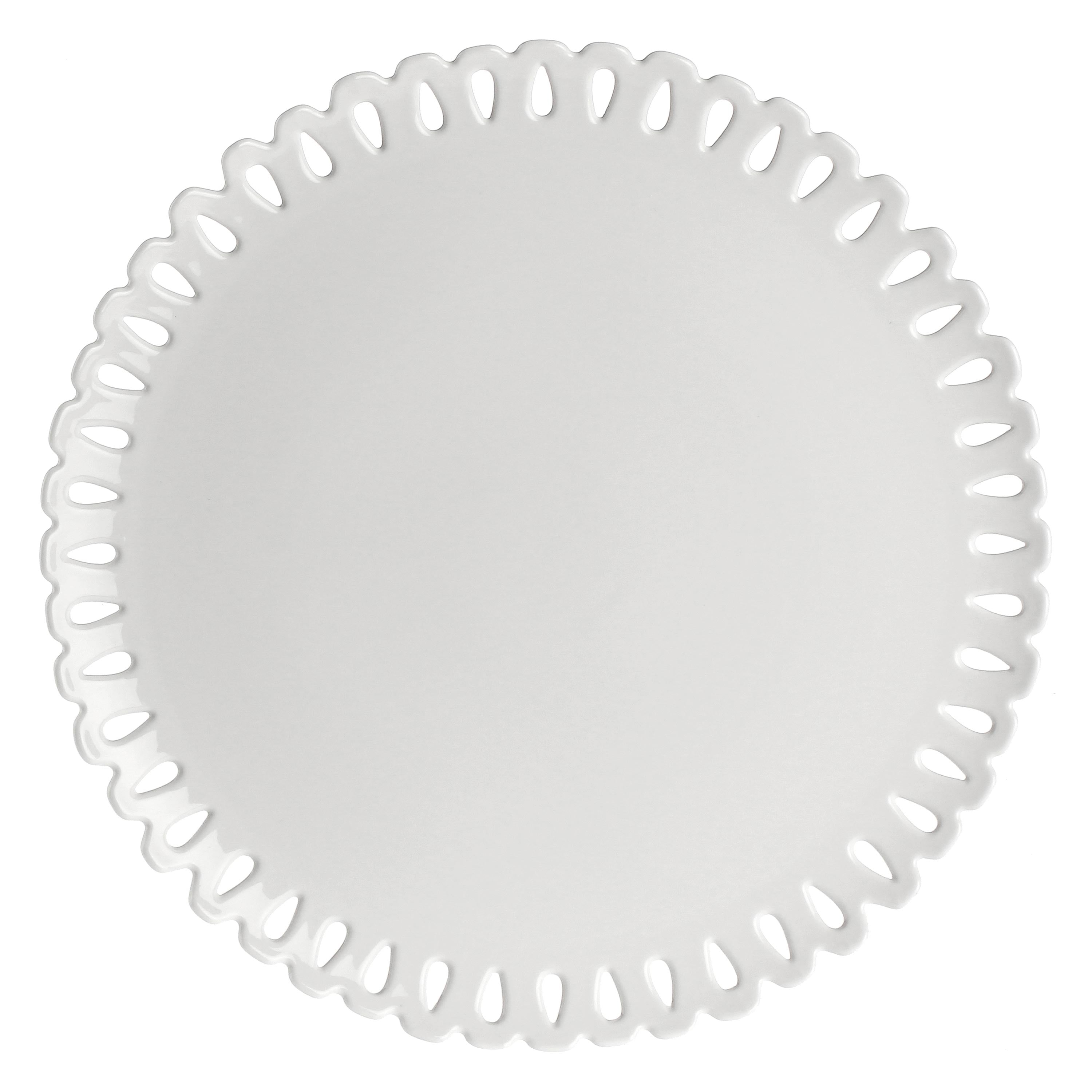 Giulietta Carved Cake Plate 34 Cm — Lenet