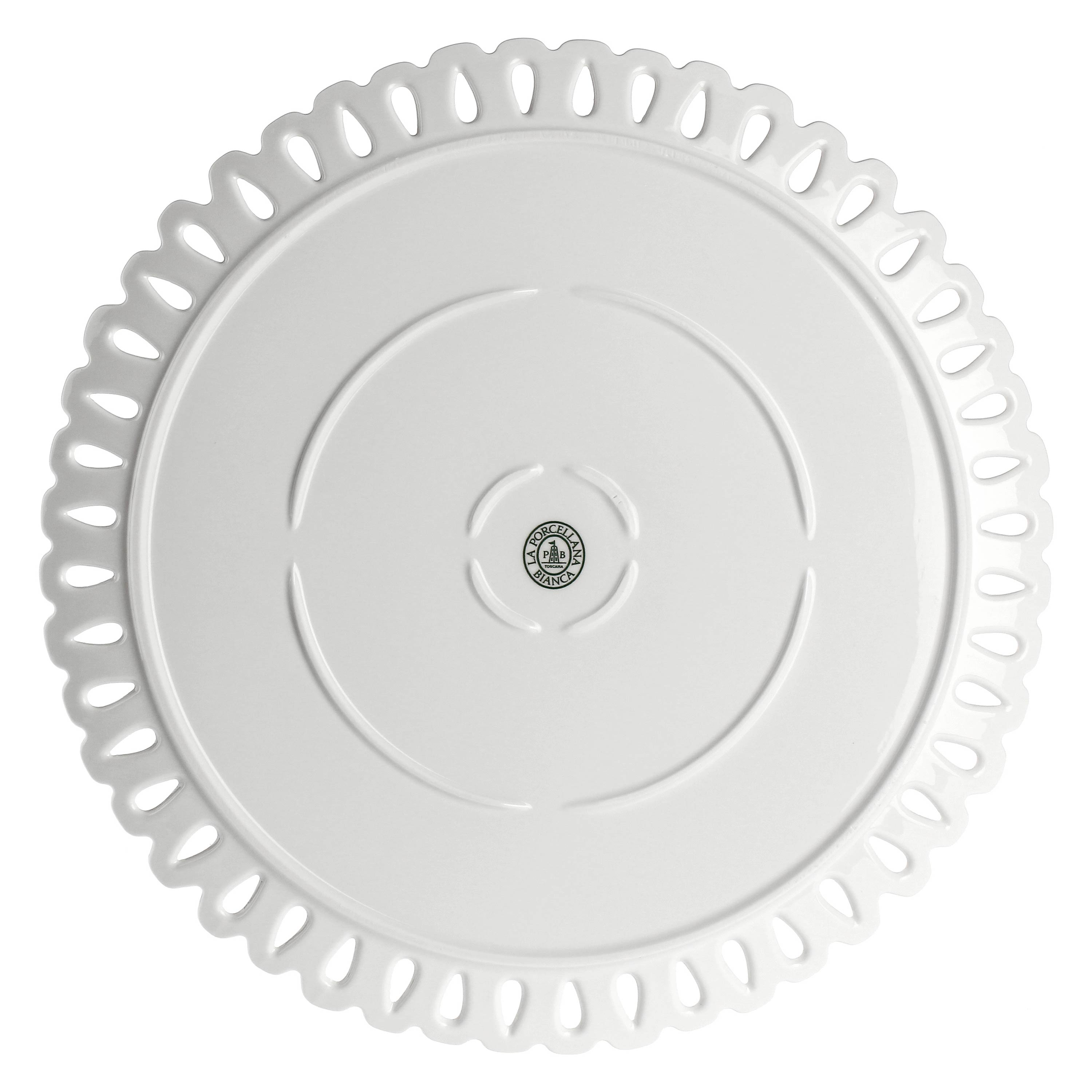 Giulietta Carved Cake Plate 34 Cm