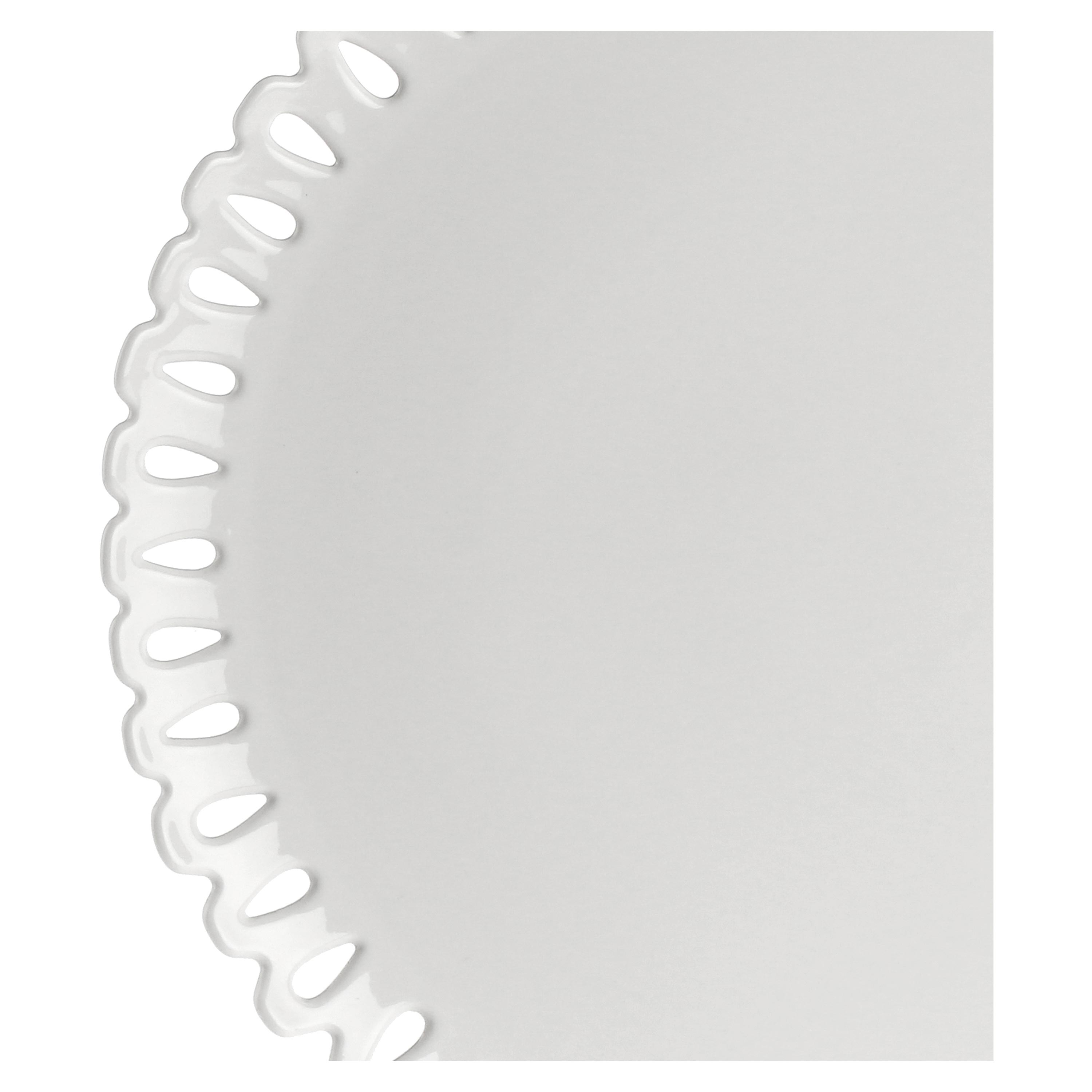 Giulietta Carved Cake Plate 34 Cm