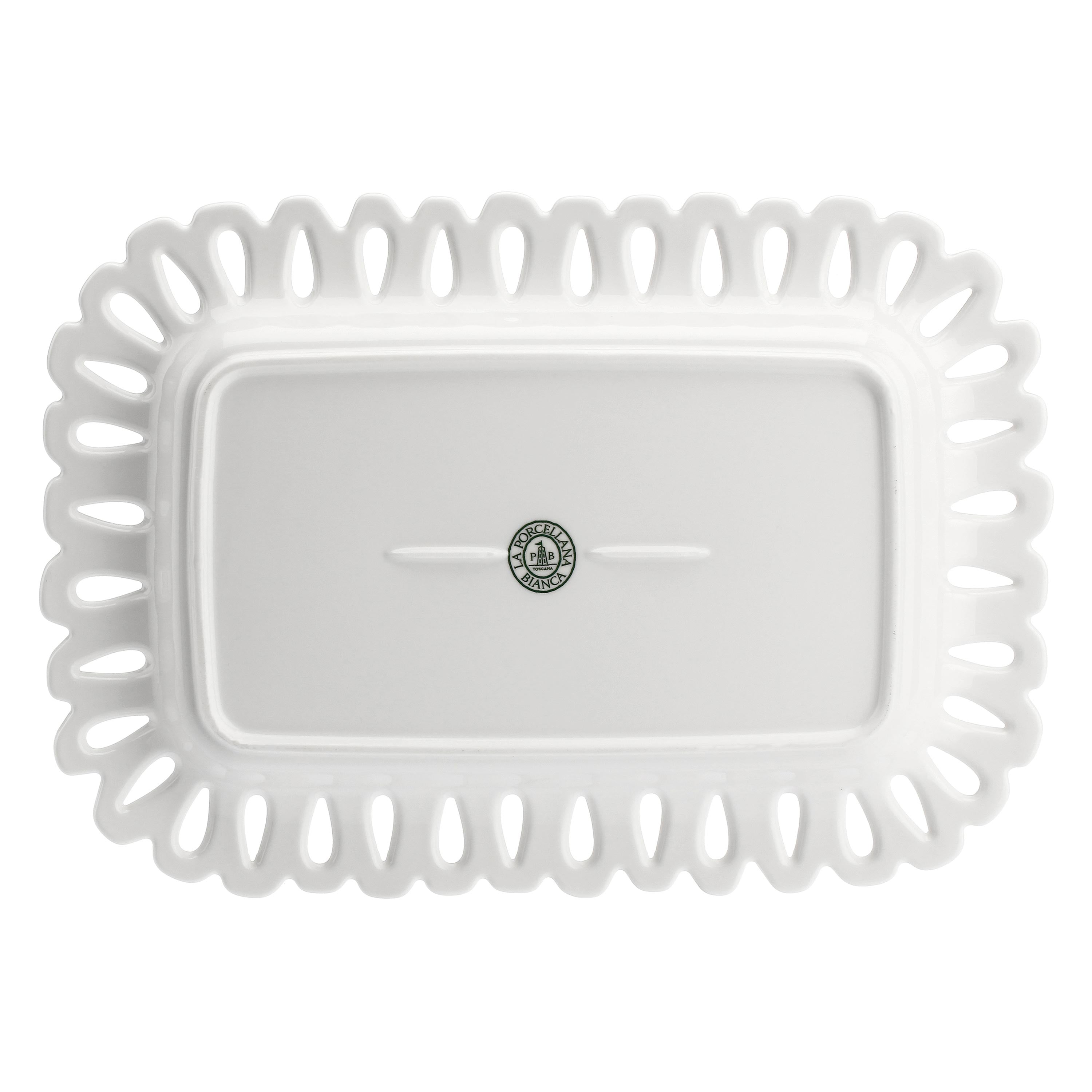 Giulietta Carved Rect Platter 31X22 Cm