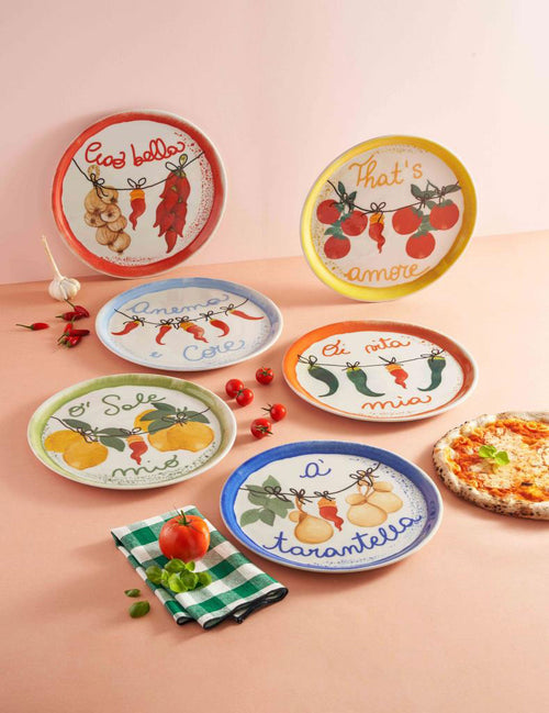 Aumm Pizza Plate O Vita Mia 31 Cm