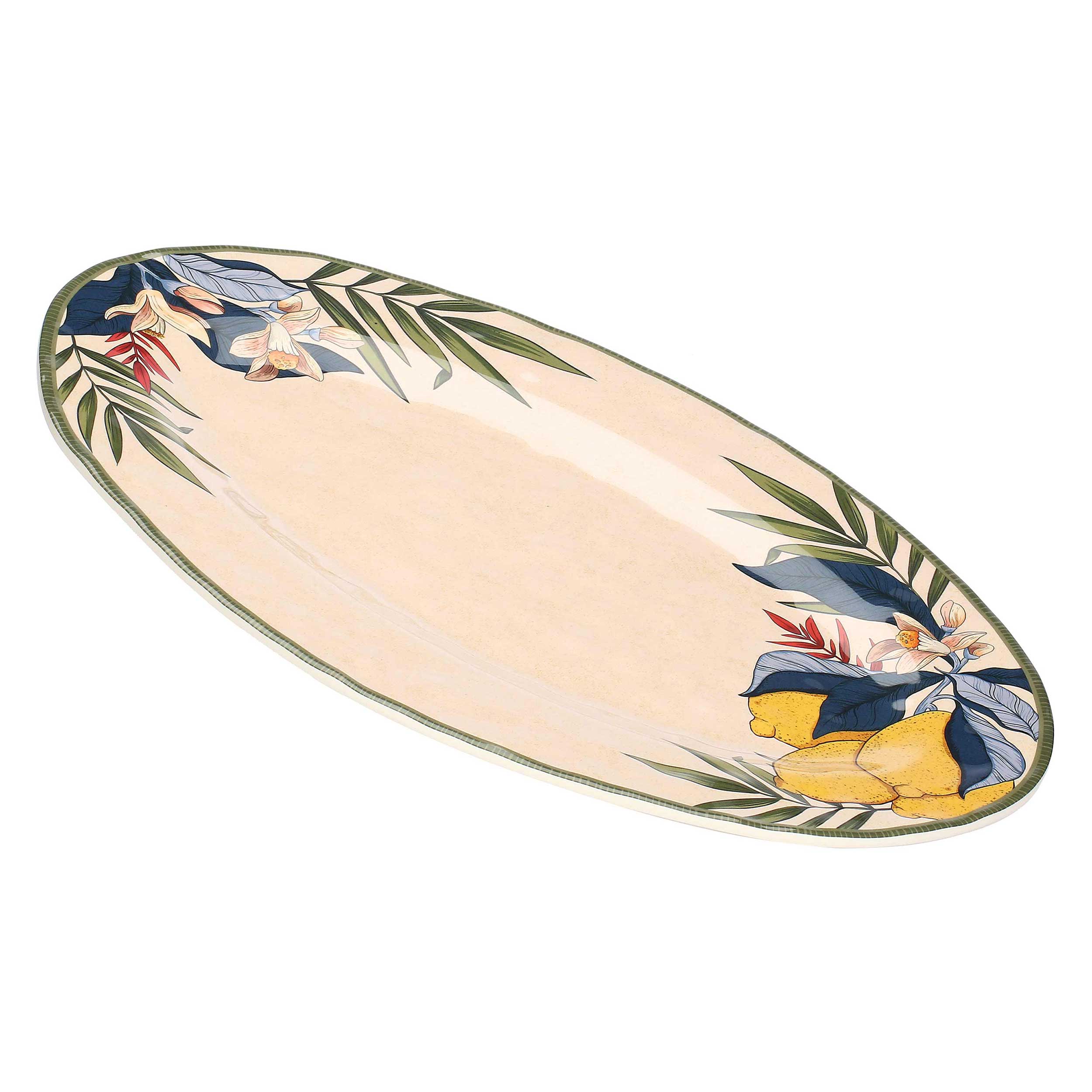 Limu' Oval Tray 45x30 Cm