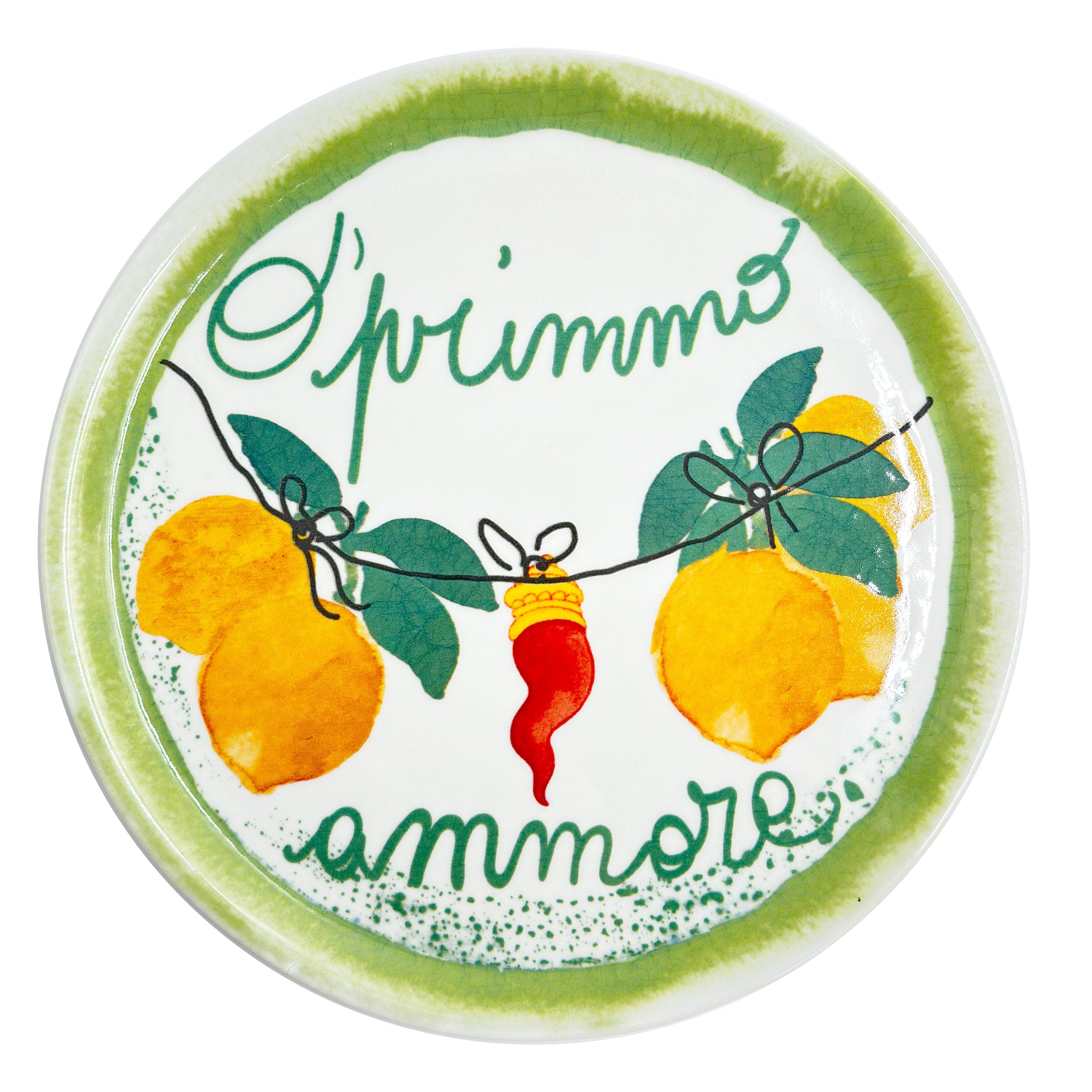 Aumm Piatto Pizza Oprimmo Ammore 31 Cm — Lenet