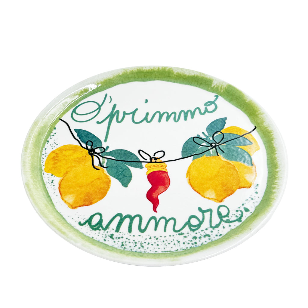 Aumm Oprimmo Ammore Pizza Plate 31 Cm
