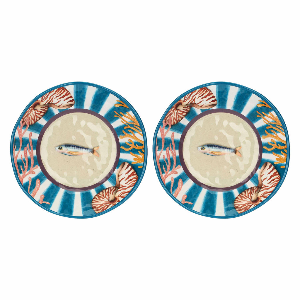 Litorale Set 2 Piatti Fondi 21 Cm