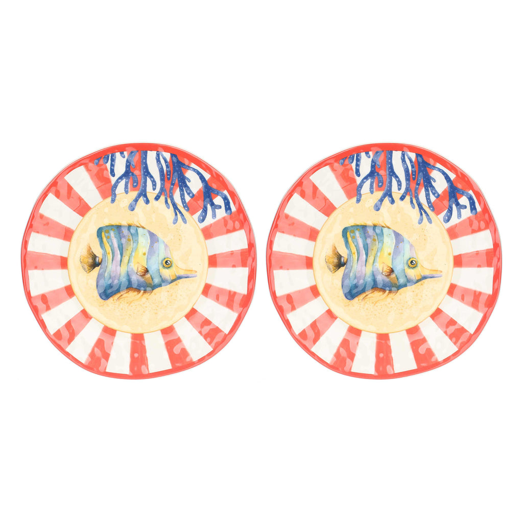 Litorale Set 2 Piatti Frutta 21 Cm