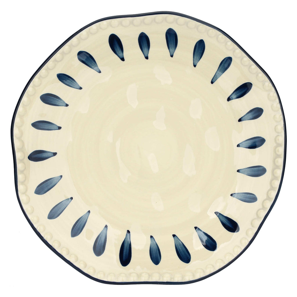 Domitilla Blu Notte Piatto Piano — Lenet