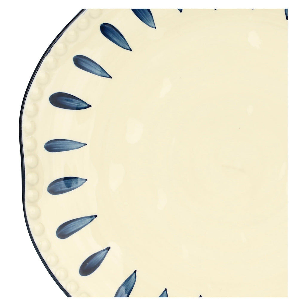 Domitilla Midnight Blue Round Plate