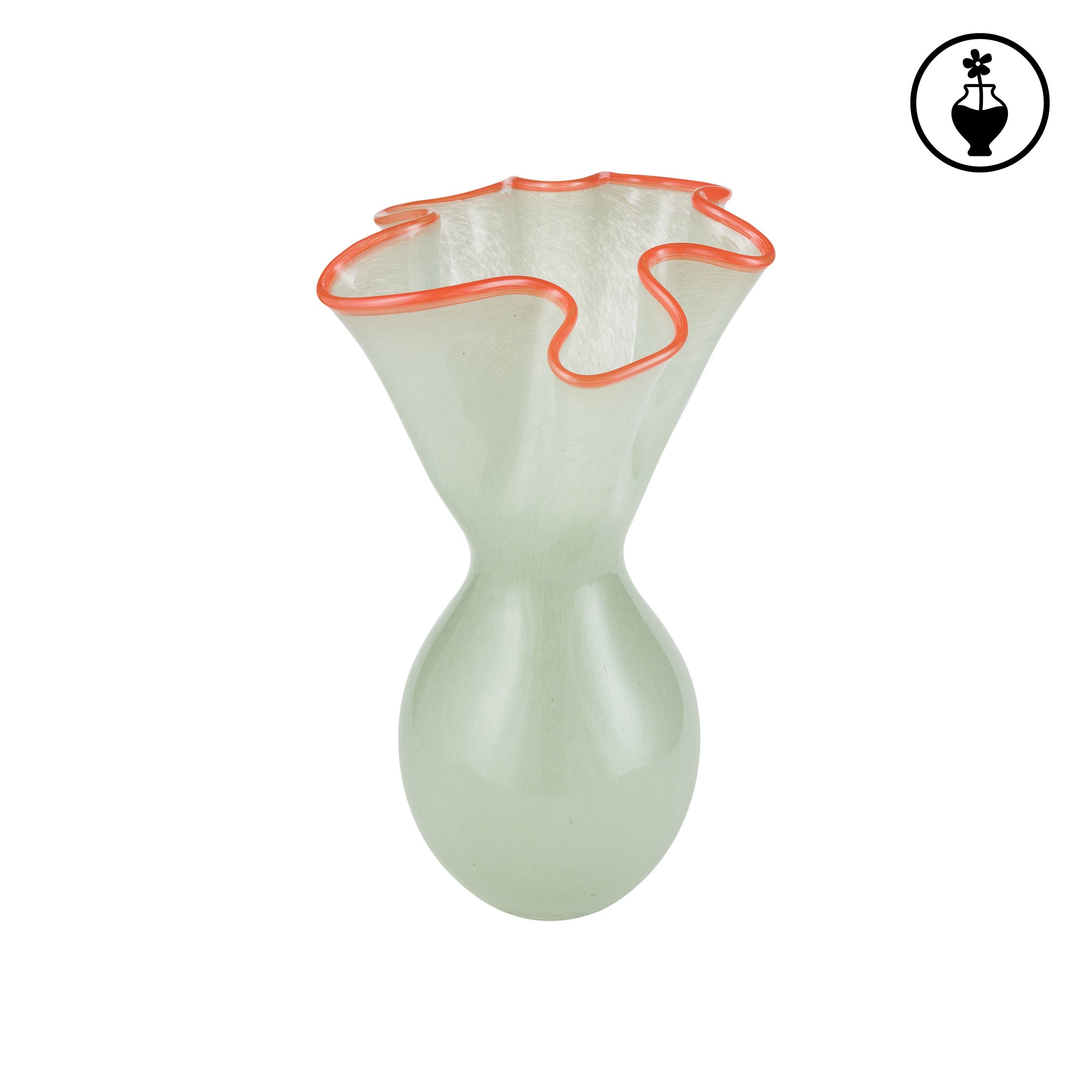 Pastello Green Volant Vase — Lenet