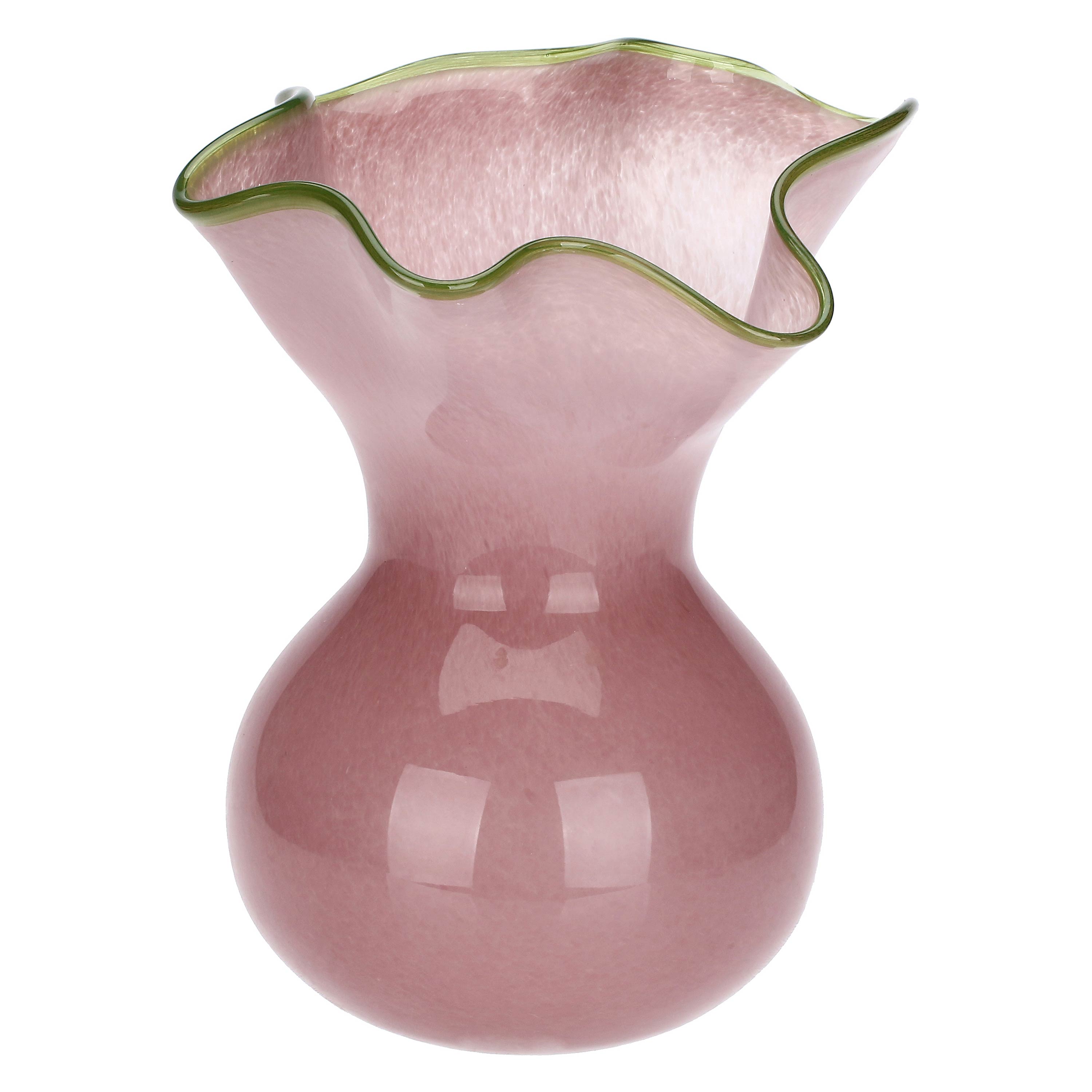 Pastello Pink Volant Vase
