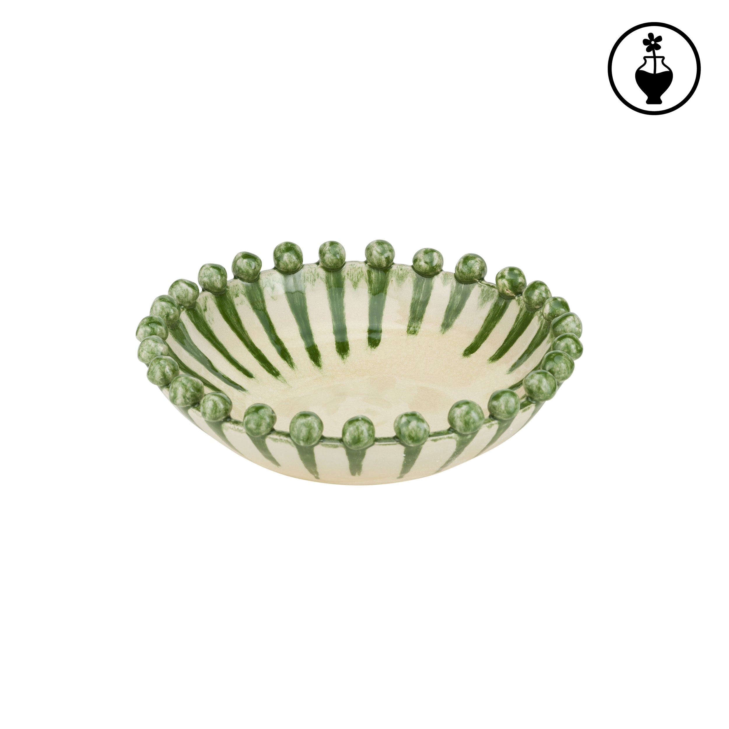 Reginaldo White Plant Saucer M — Lenet