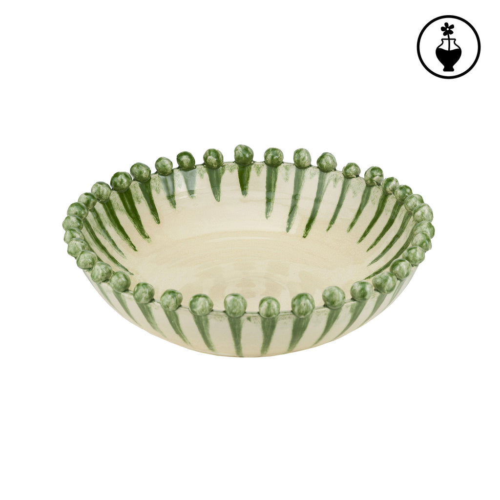 Reginaldo White Plant Saucer L — Lenet