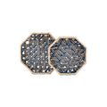 Incarta Set 2 Octagon Tray Blue — Lenet