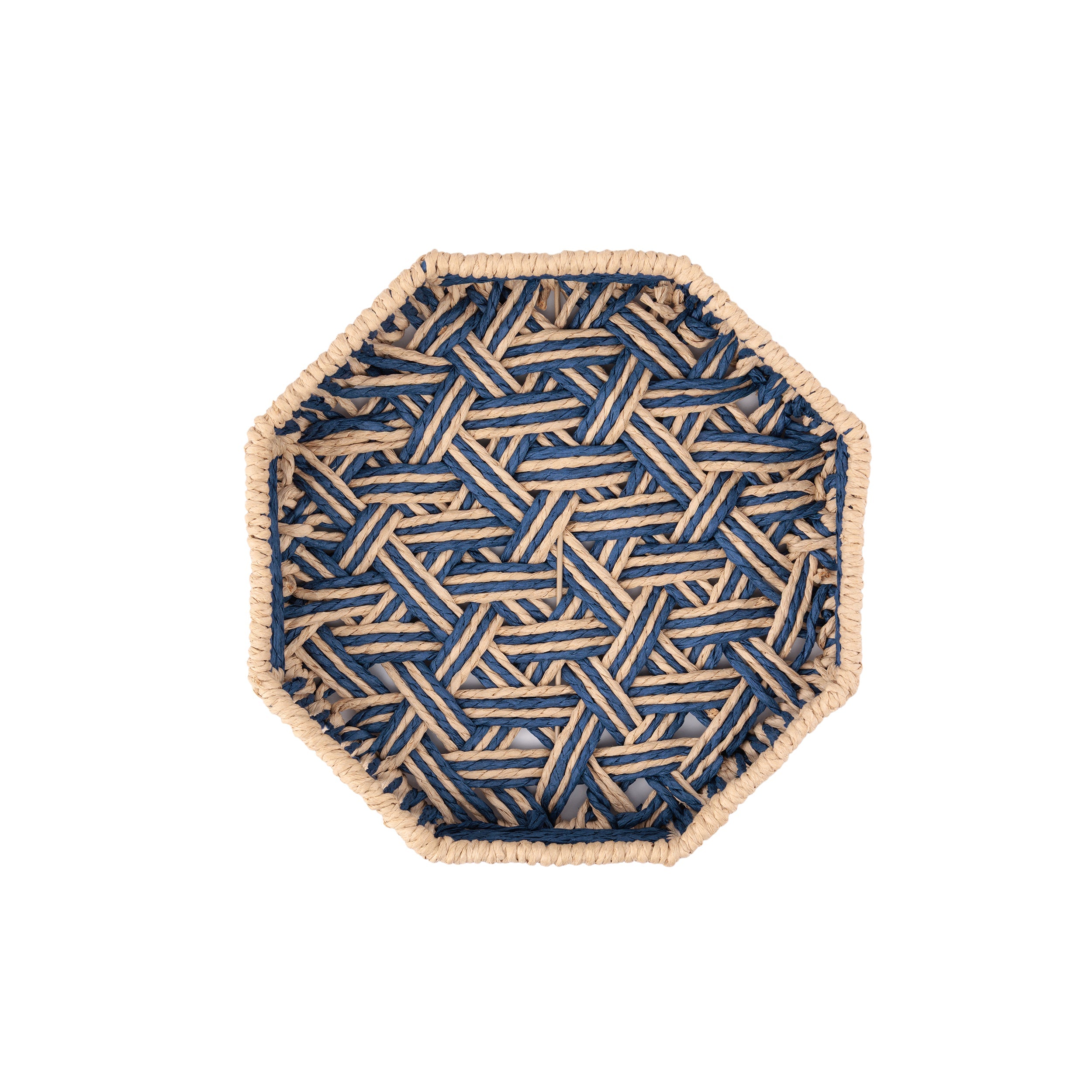 Incarta Set 2 Octagon Tray Blue