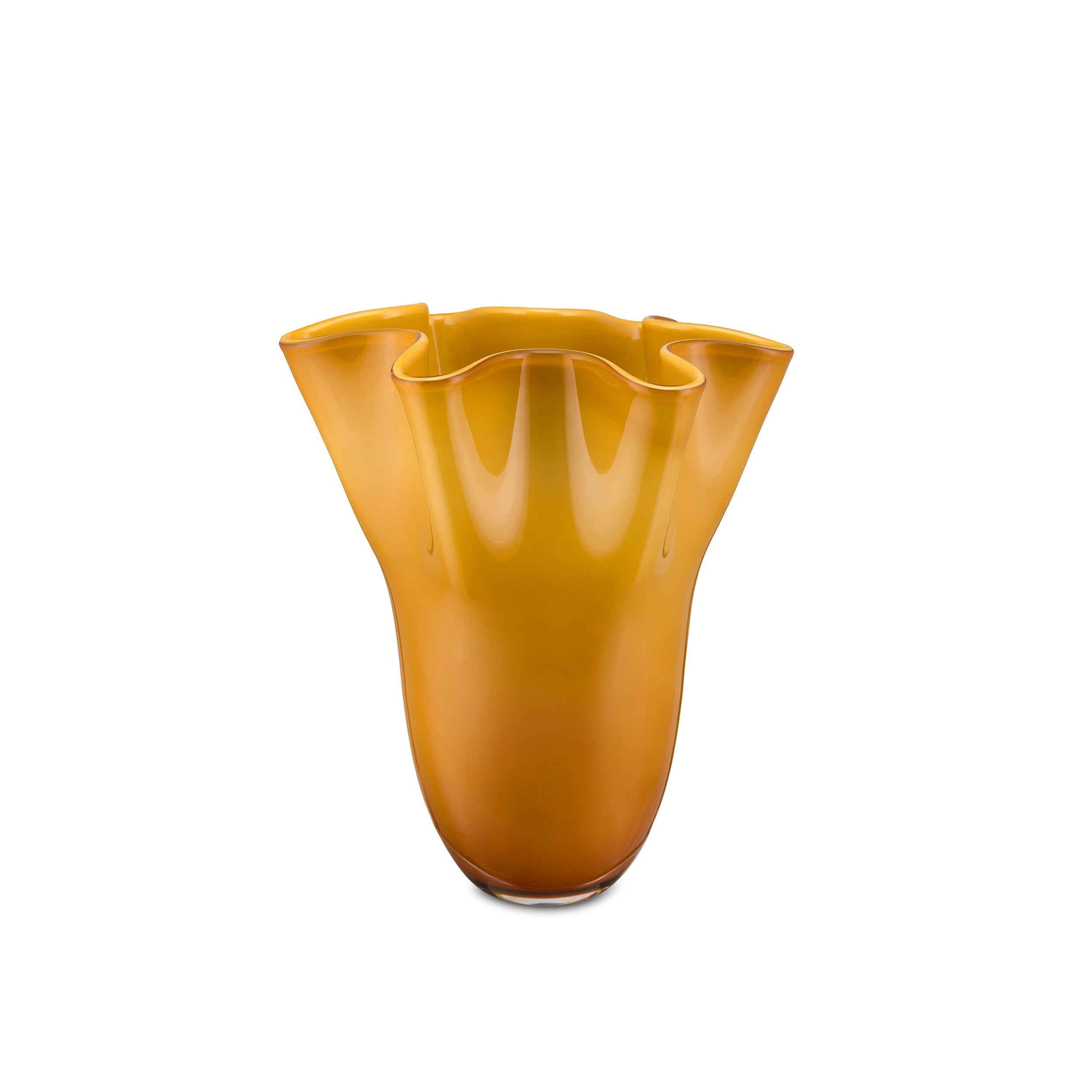 Tempo Amber Vase L