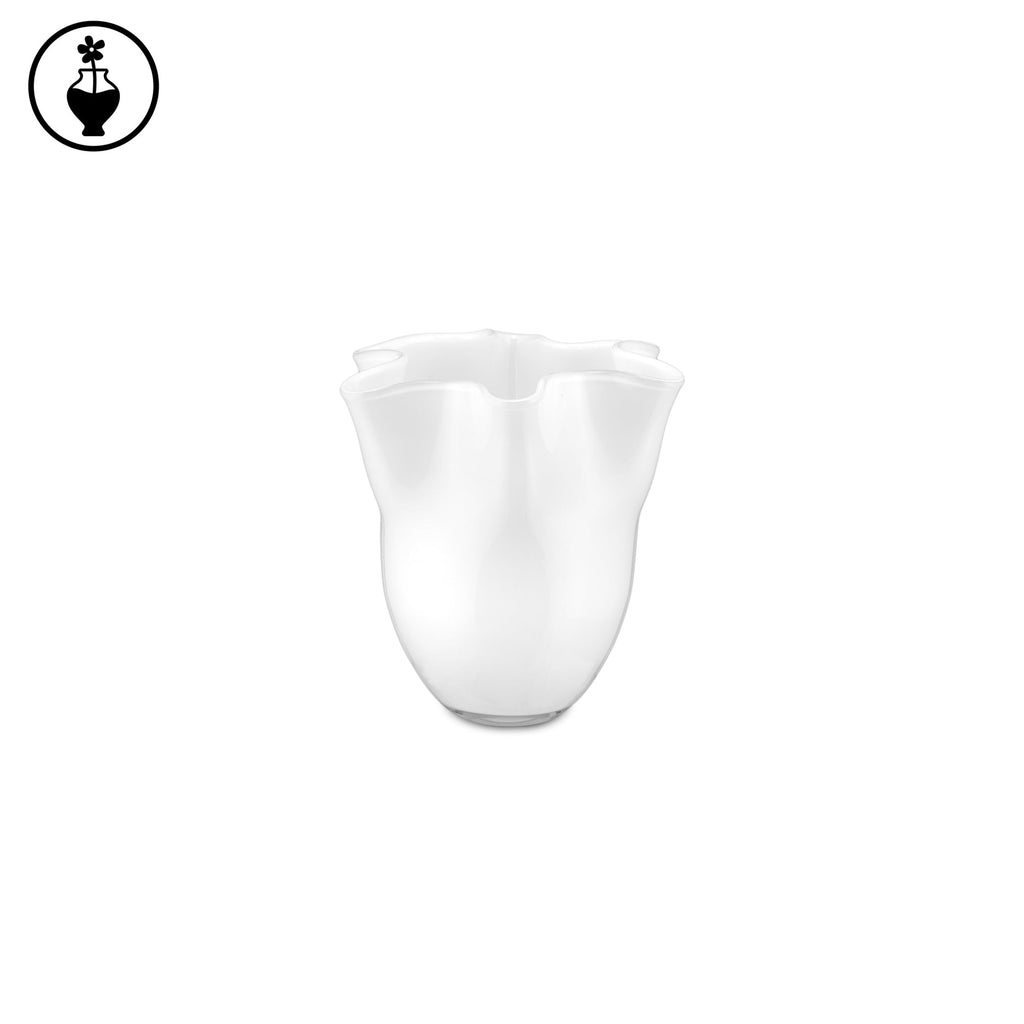 Tempo White Vase M — Lenet