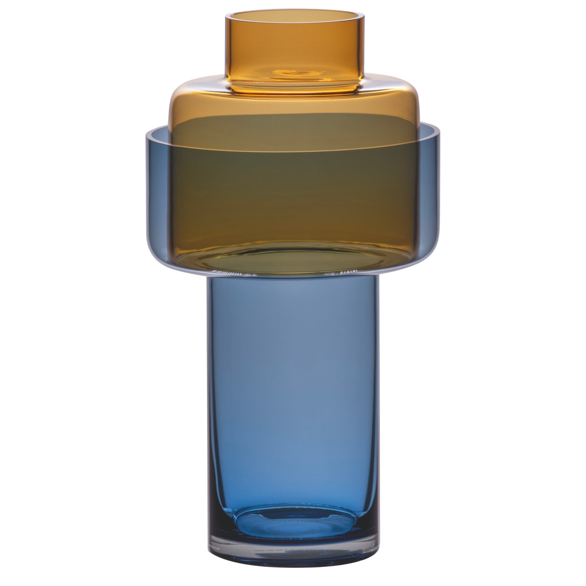 *SALE* Glass vase 'Aura' amber — Remember