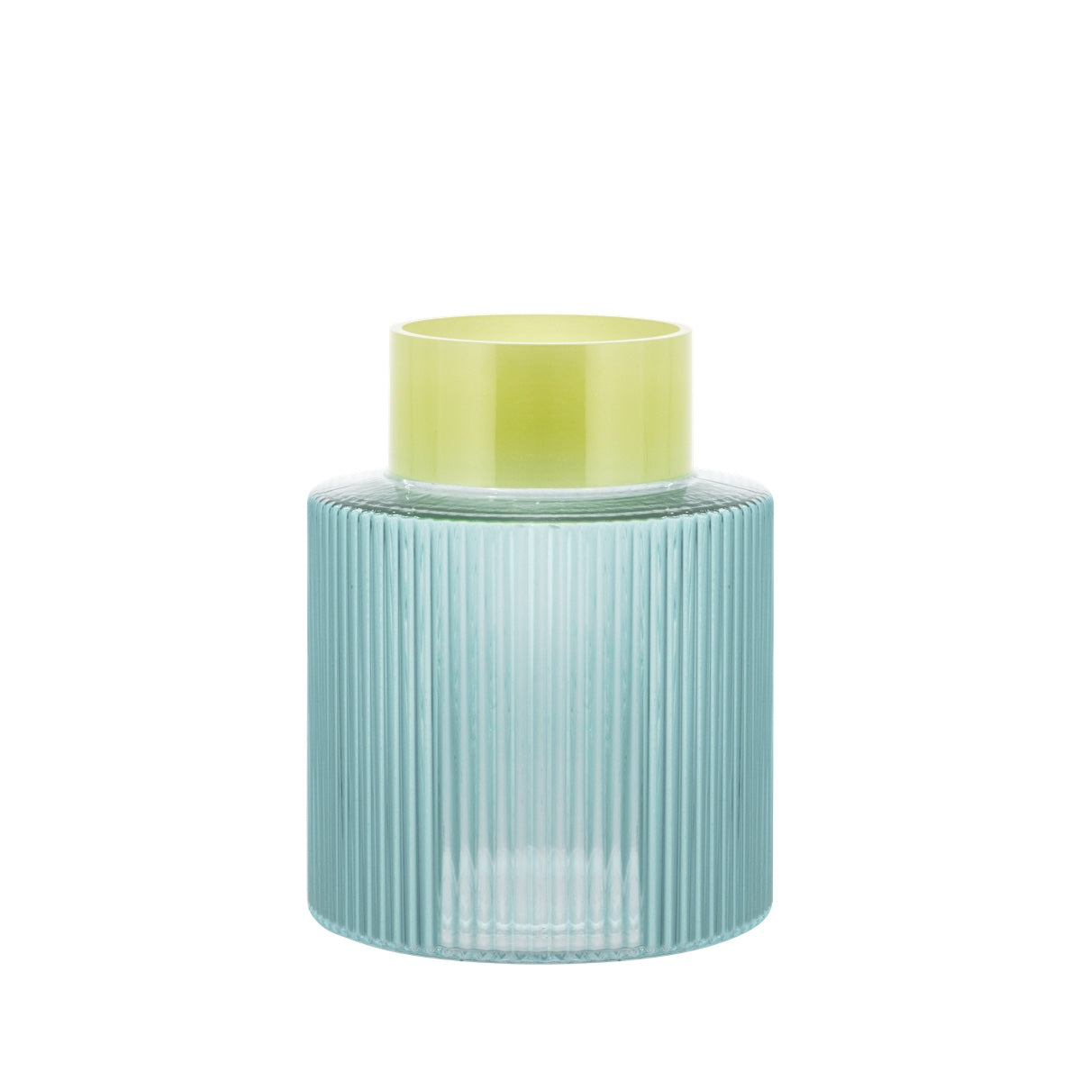 *SALE* Glass vase Groove 'blue' — Remember
