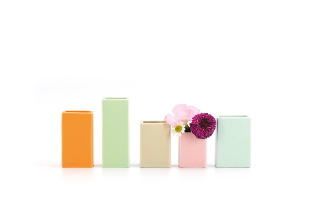 Mini vases, set of 5