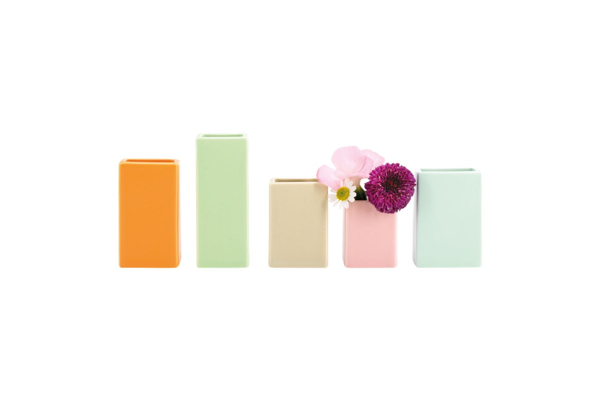 Mini vases, set of 5