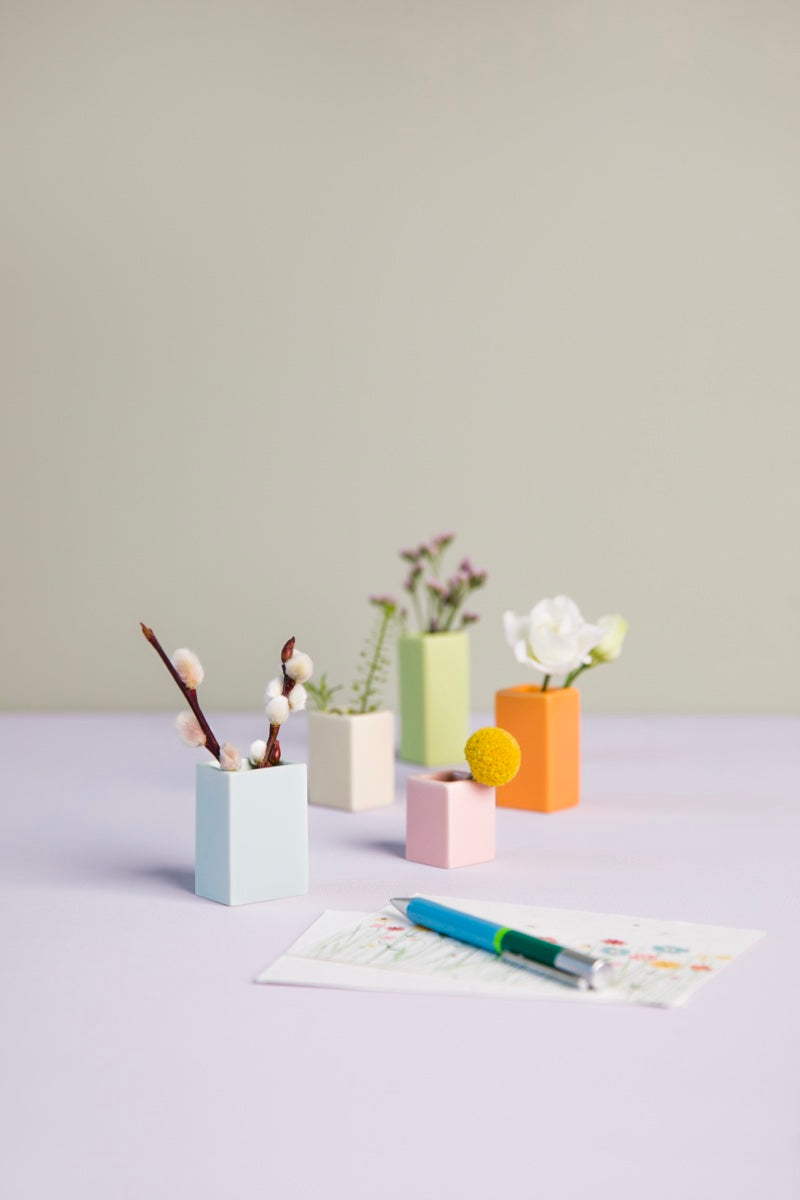 Mini vases, set of 5