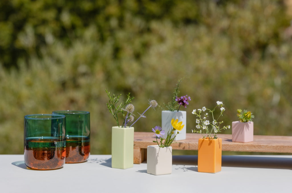 Mini vases, set of 5