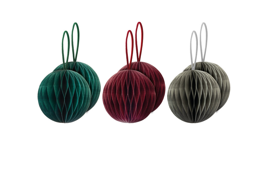 *SALE* Tree decorations Christmas balls, set of 6 — Remember