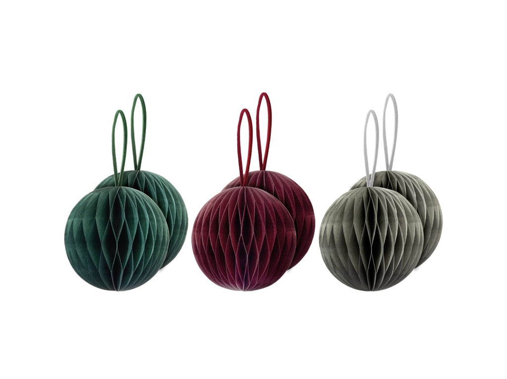 Tree decorations Christmas balls, set of 6