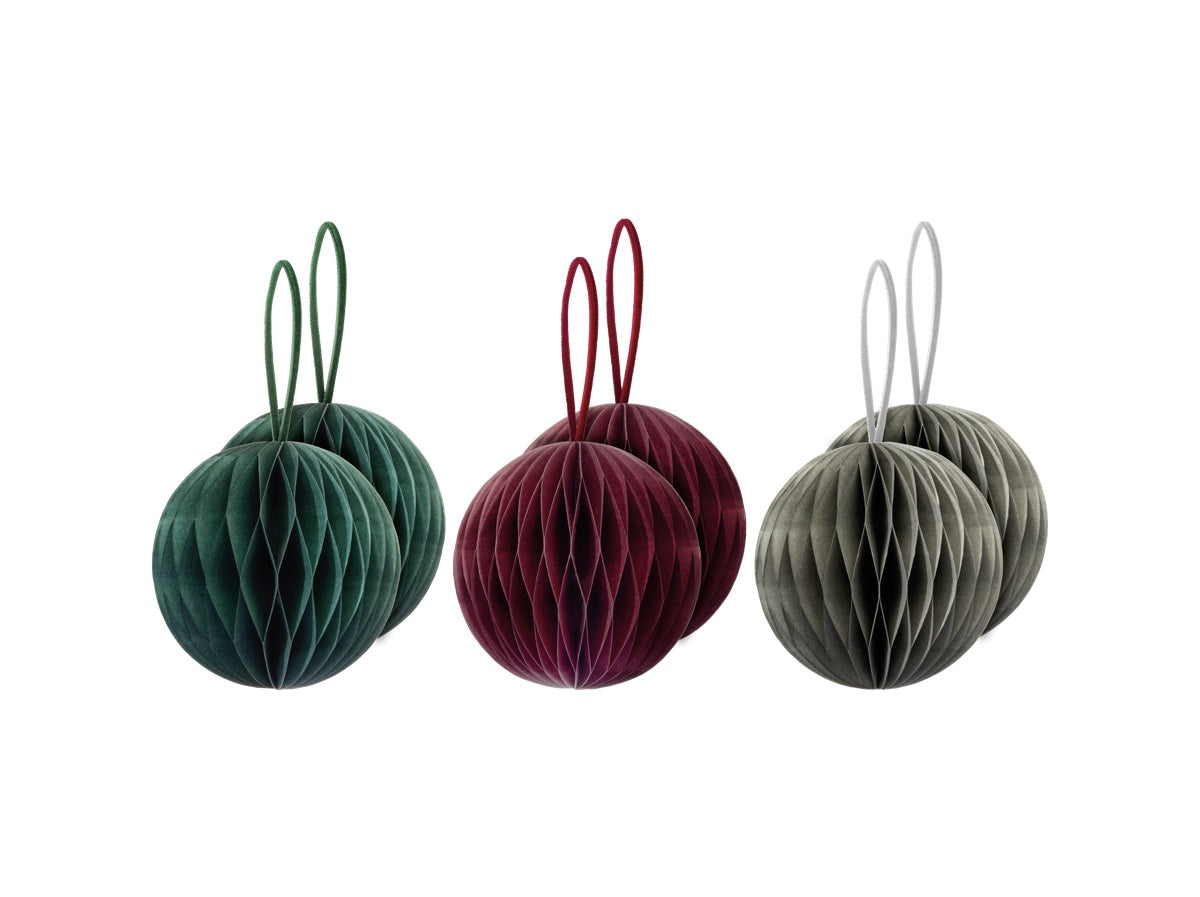 Tree decorations Christmas balls, set of 6