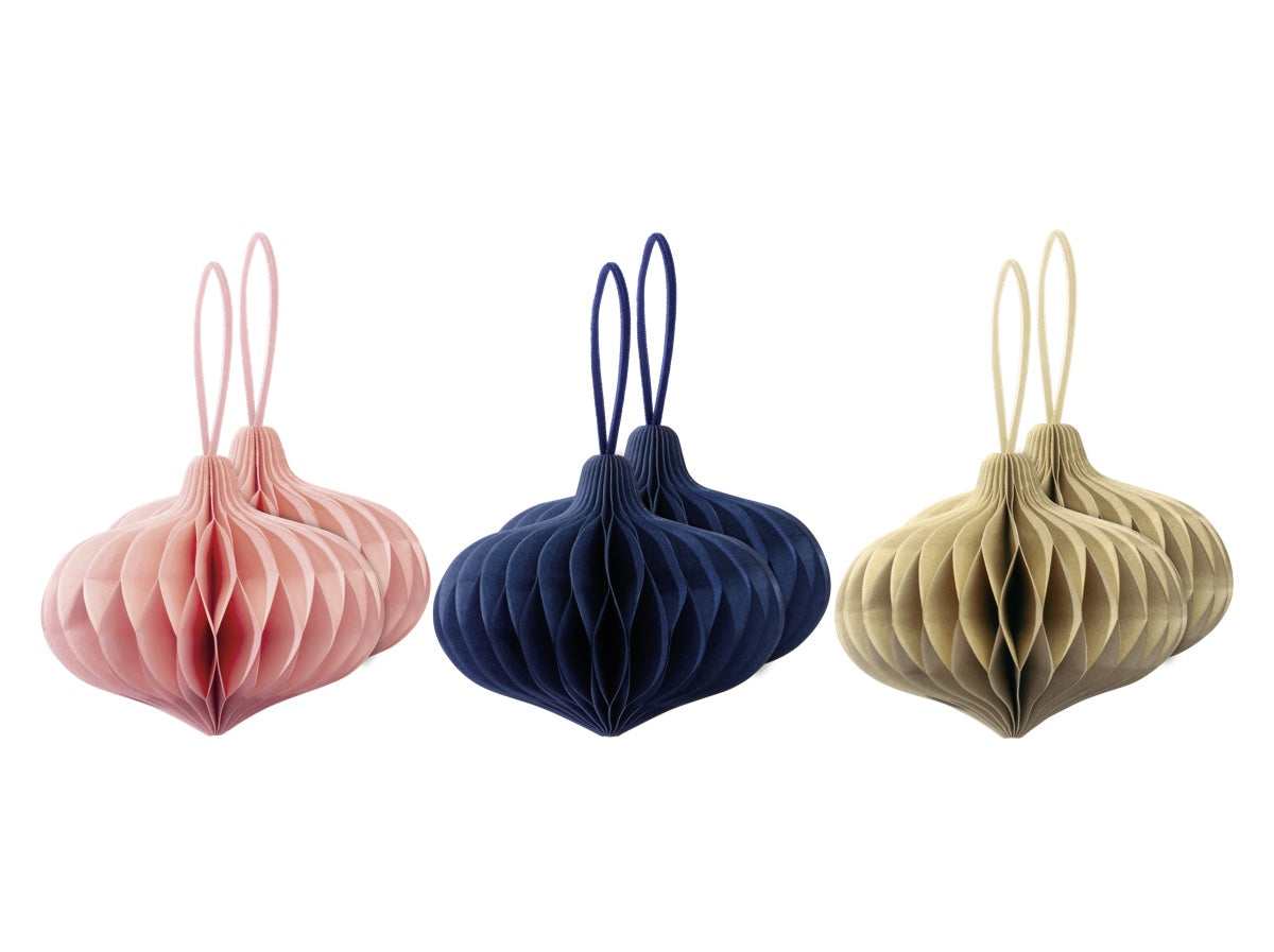 Tree decorations laterns, set of 6