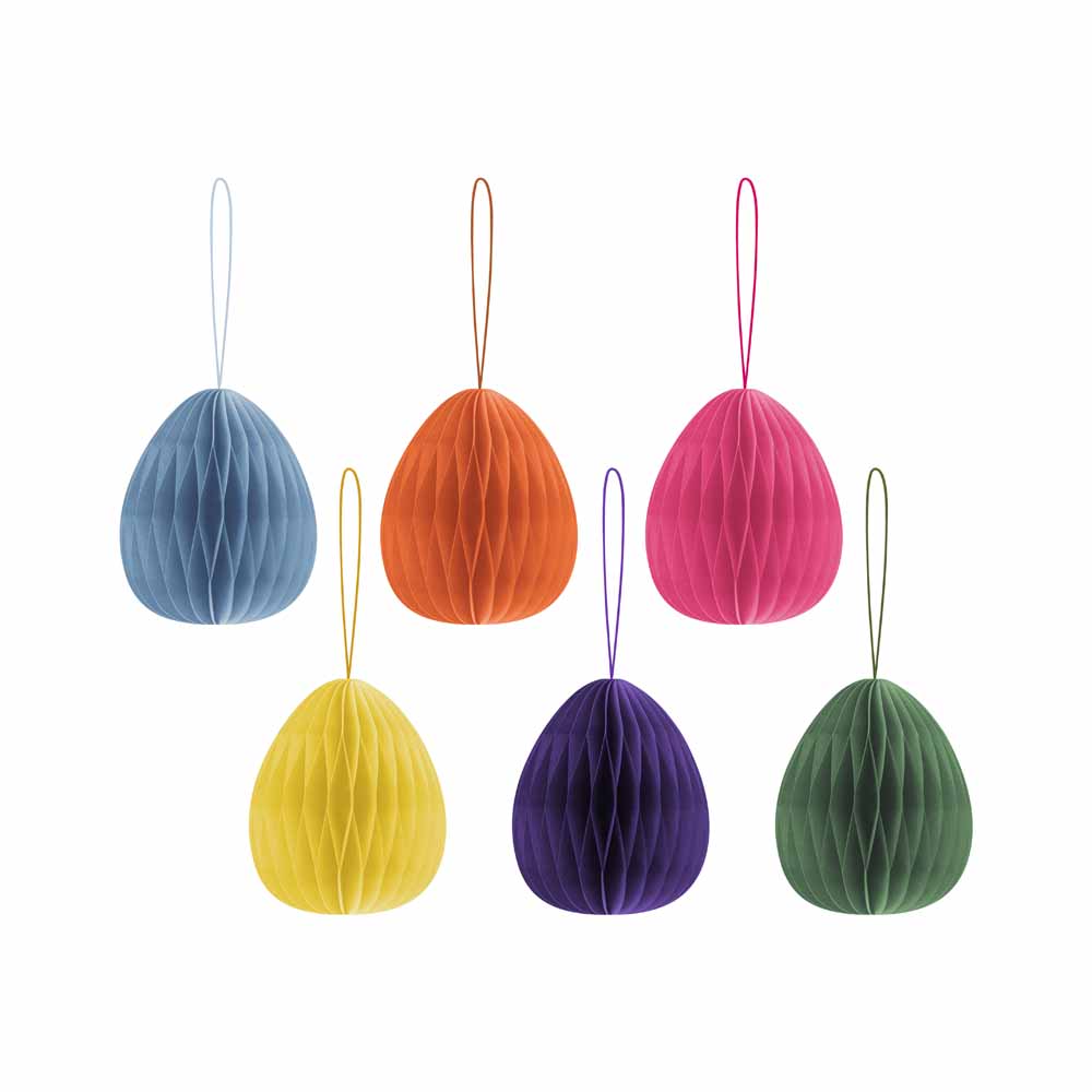 Tree ornaments Oval No. 2, set of 6 — Remember