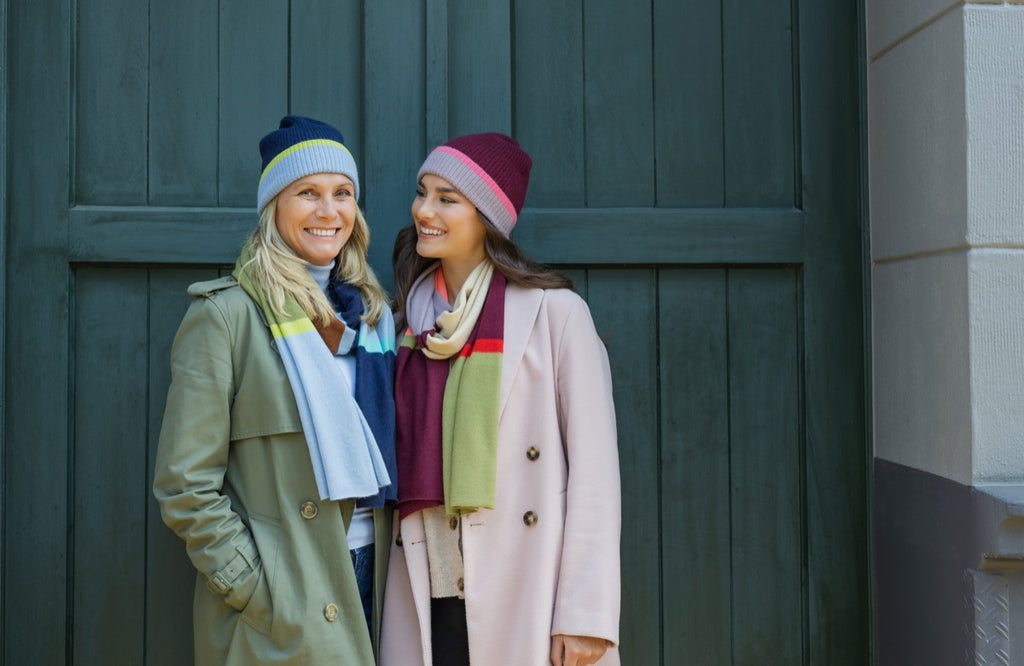 Wool and cashmere scarf 'Tomke'