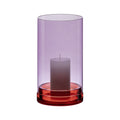 Glass lantern large 'Lucius' violett — Remember
