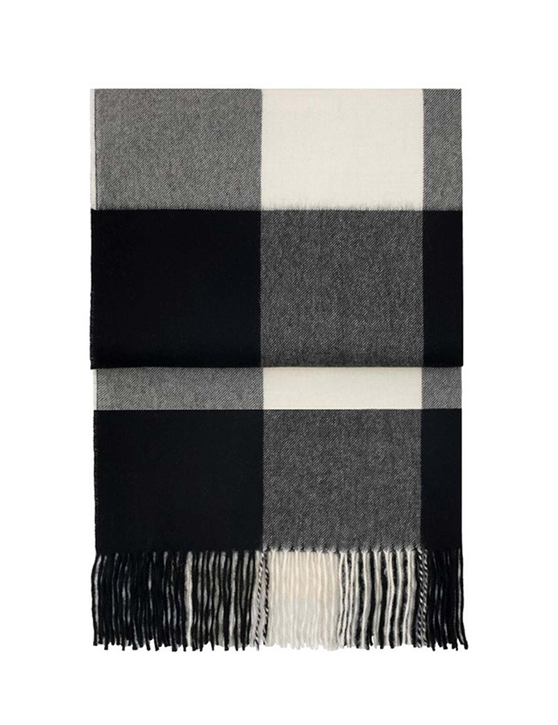 Whisper throw Black/cream