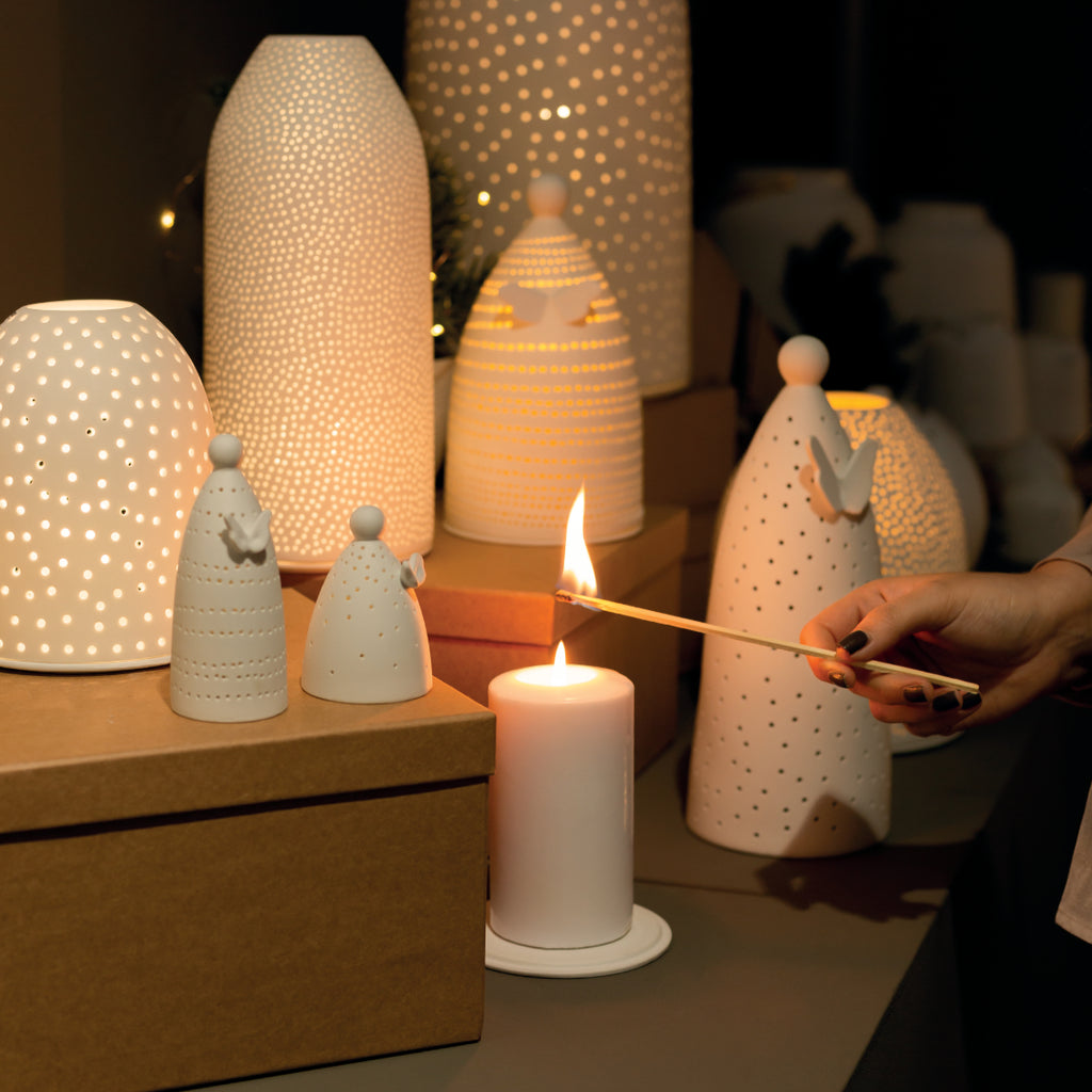 Mini LED Angel of light Design 2. D.5cm H.11.7cm
