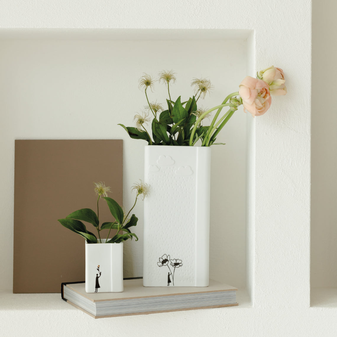 Light holder heart flower