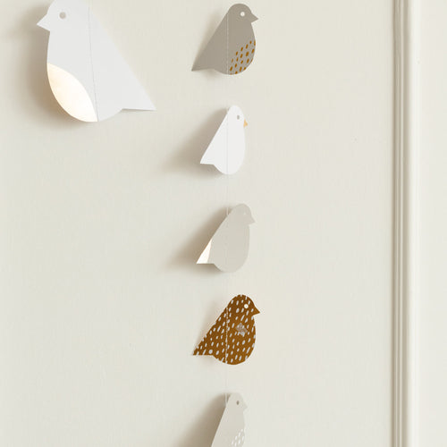 Birdie paper chain long