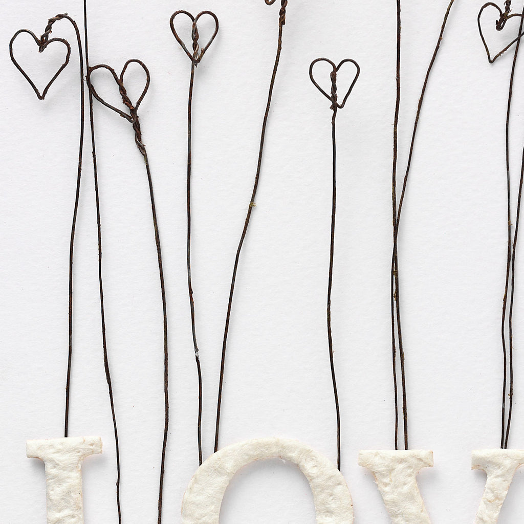 Elements card. Love hearts
