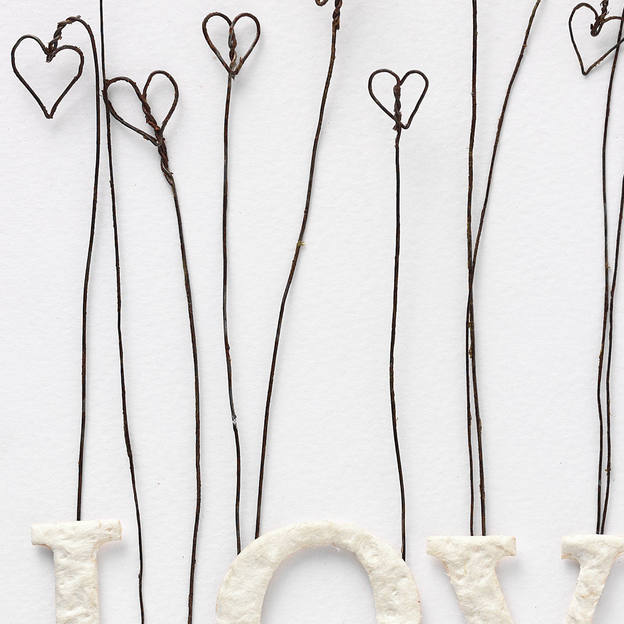 Elements card. Love hearts