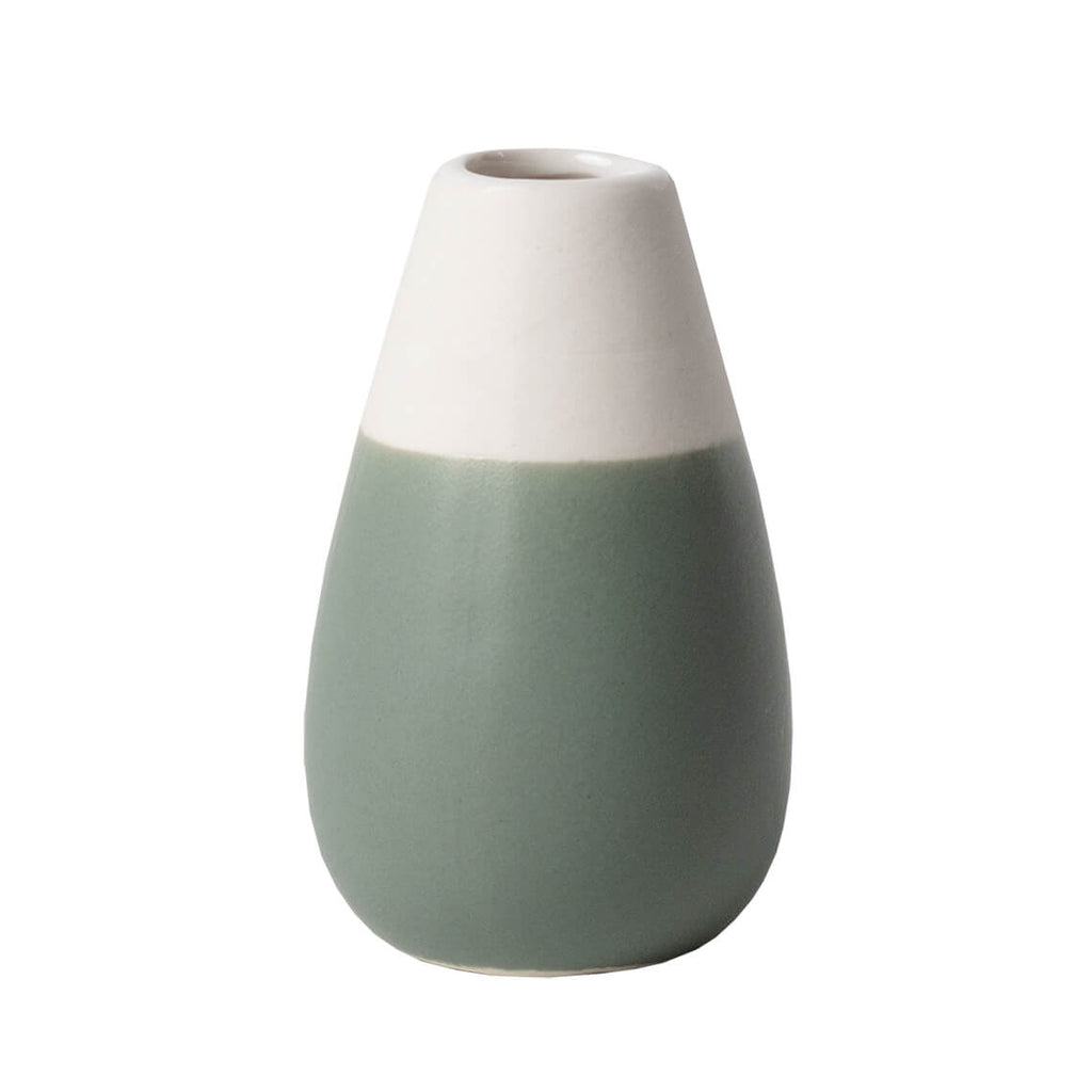 Mini paste vases Set of 4pcs Set green D.4cm Height.4.5-8cm