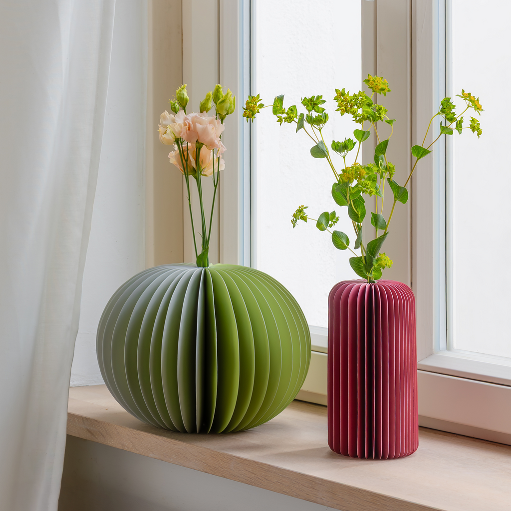 Paper vase 'Yuki' sage