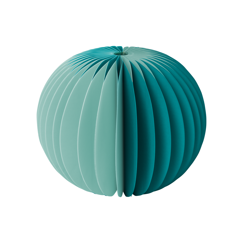 Paper vase 'Yuki' petrol