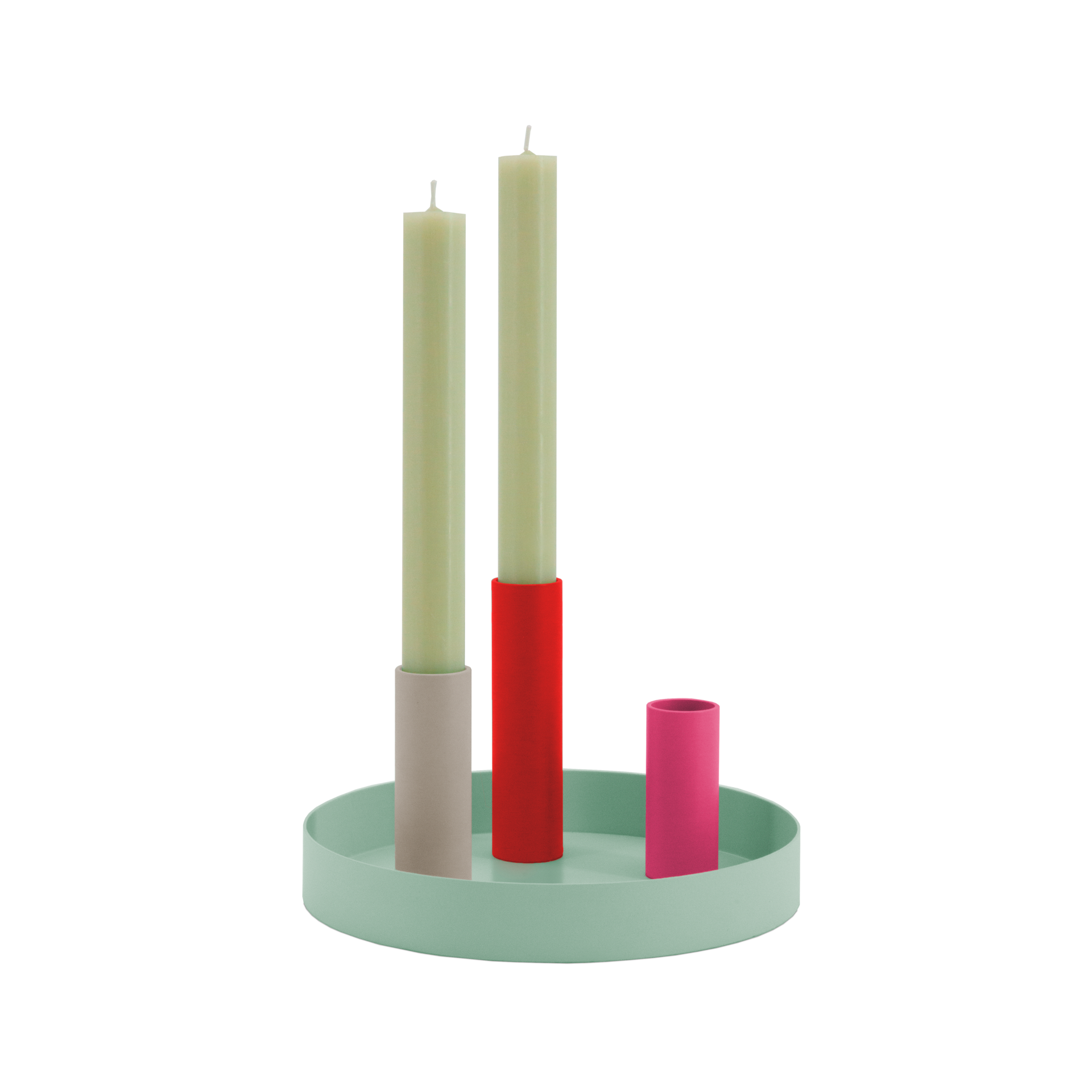 Magnetic candleholder 'Luna Mini' blue