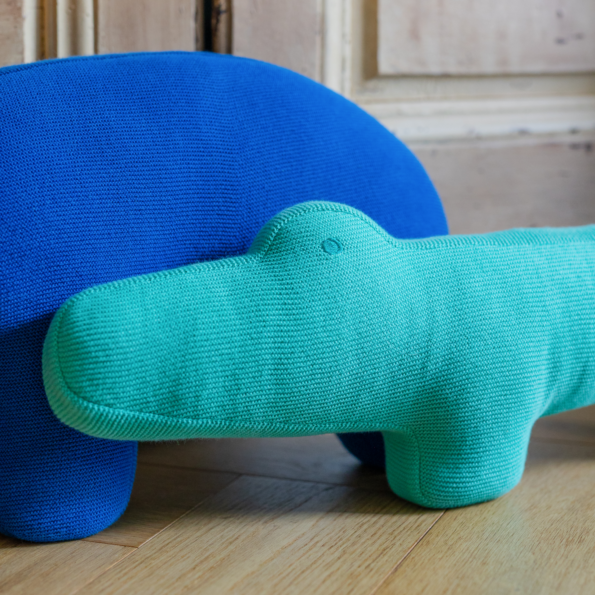 Cuddle pillow 'Crocodile Karl'