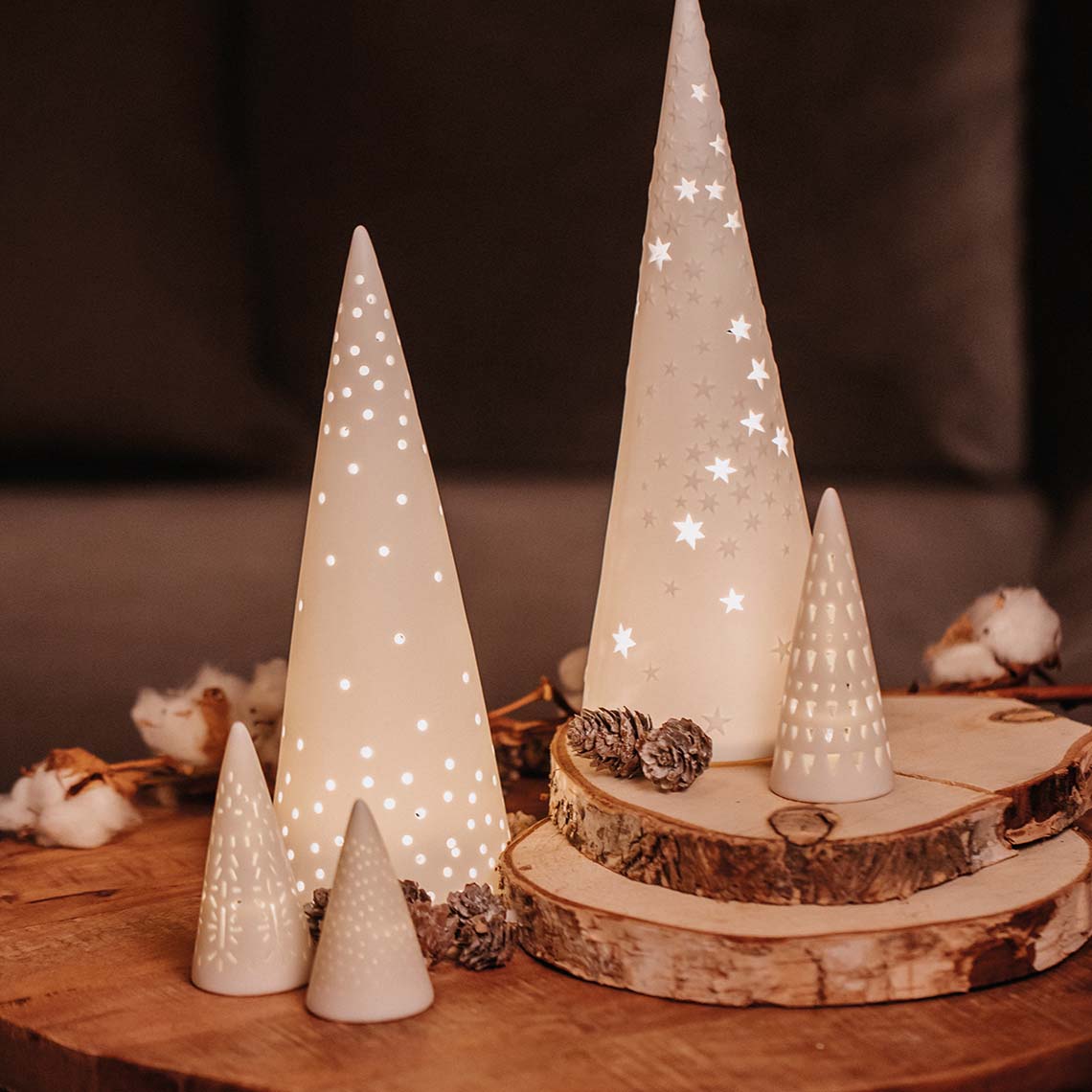 Rader LED Mini light fir tree small Diameter4cm Height.7.5cm