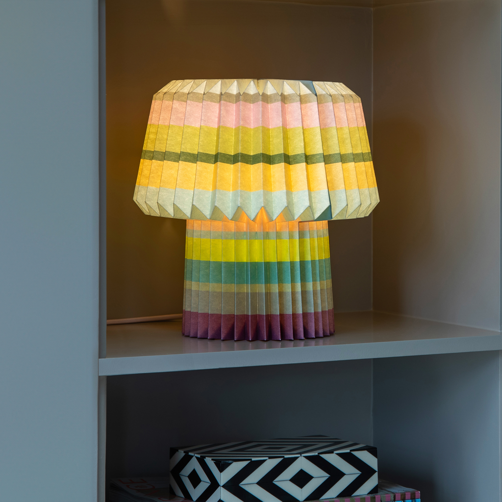 Paper lamp Anna 'stripes'