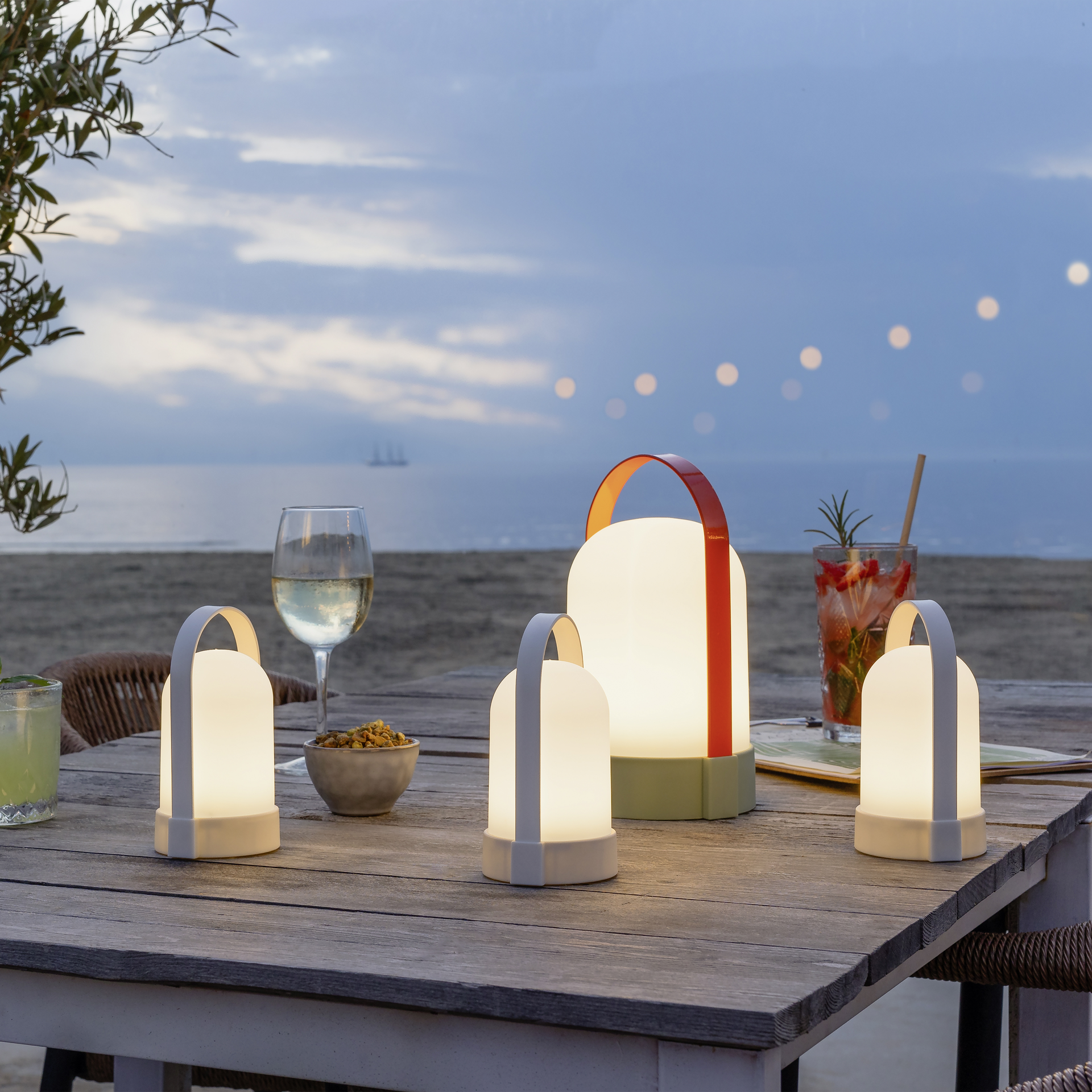 Lamps URI Piccolos 'pure', set of 3