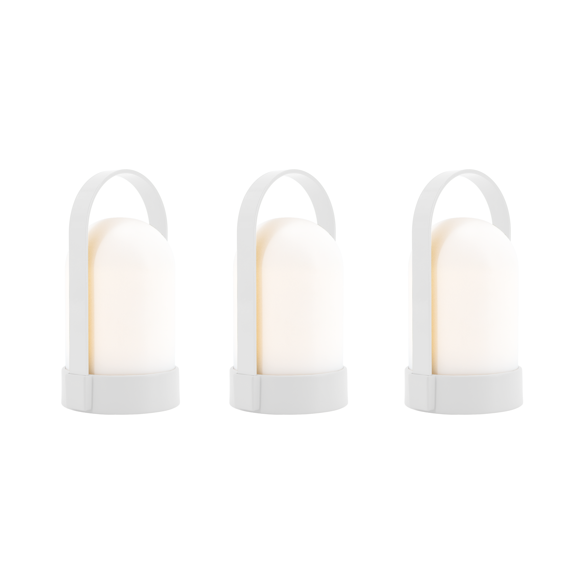 Lamps URI Piccolos 'pure', set of 3