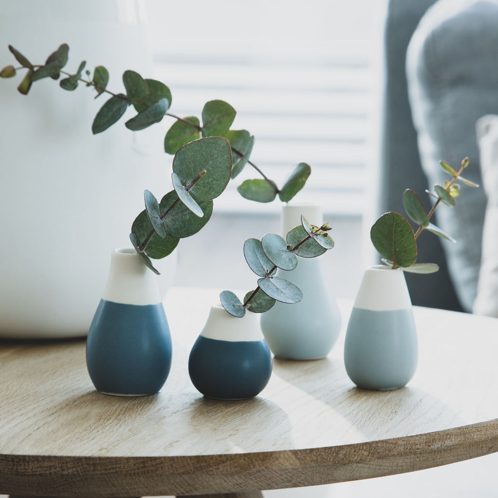 Rader Mini Pastel Vases Set of 4pcs Diameter4cm Height.4.5-8cm