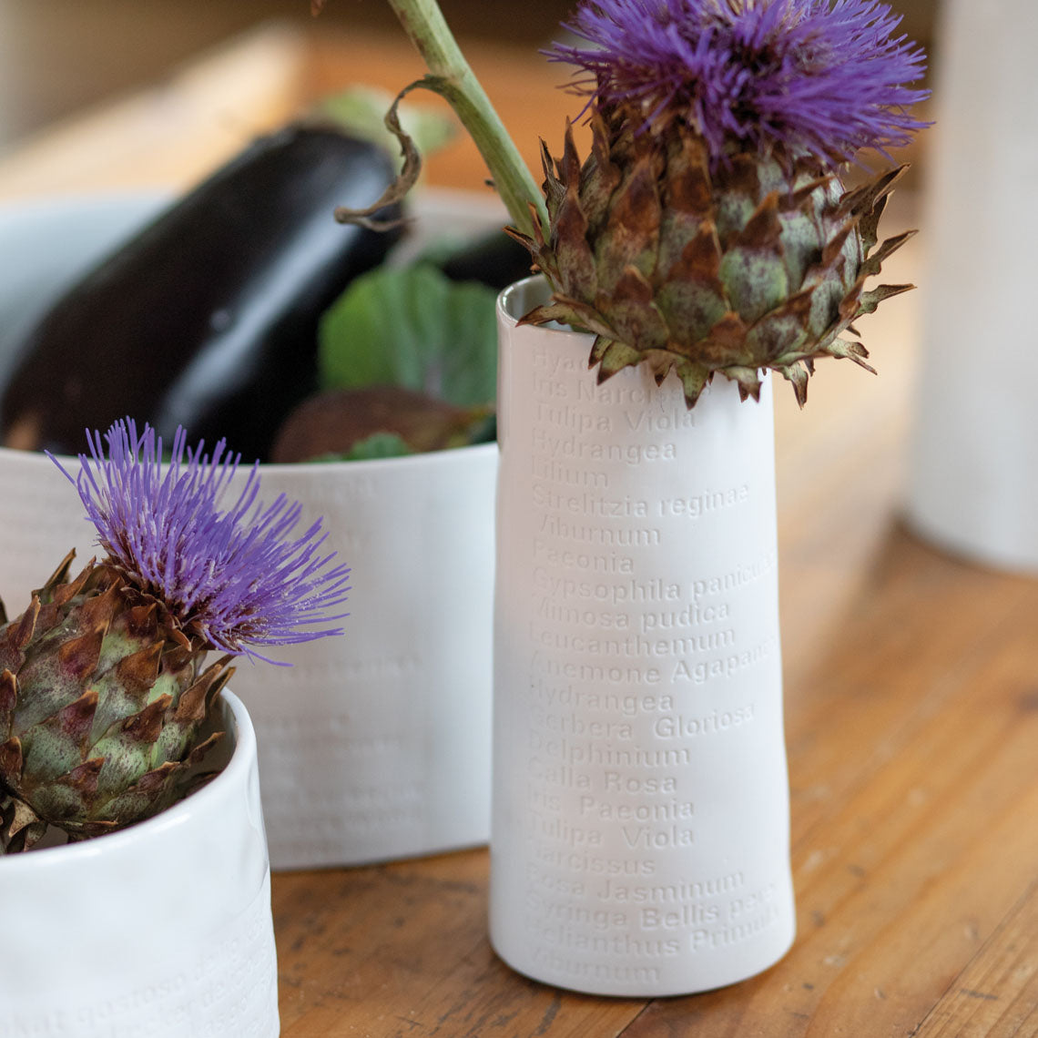 Room poetry vase. wide/small D.7cm H.15cm